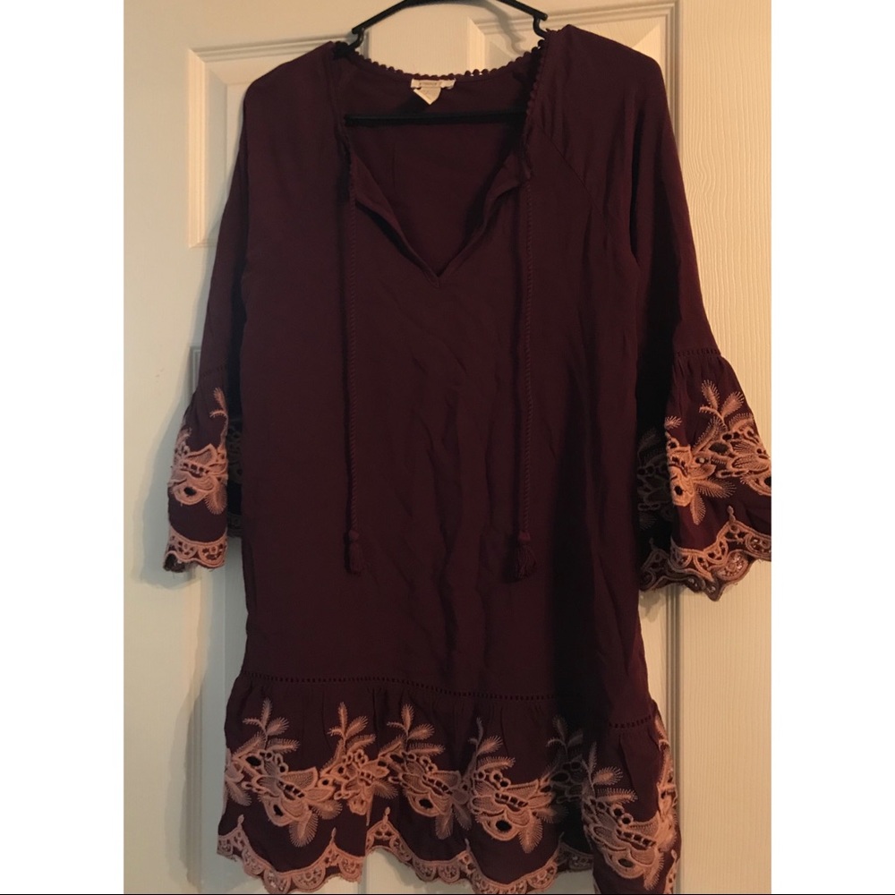 Forever 21 Fall Maroon Blouse